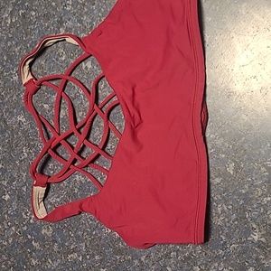Lululemon red sports bra